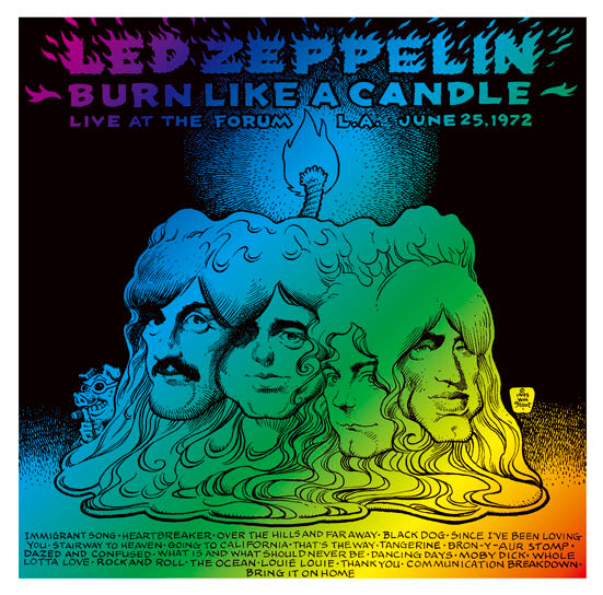 BURN LIKE A CANDLE-2ND EDITION / LED ZEPPELIN – steady storm
