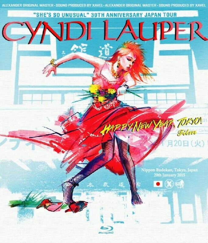 CYNDI LAUPER BLU-RAY HAPPY NEW YEAR TOKYO FILM 30TH ANNIVERSARY