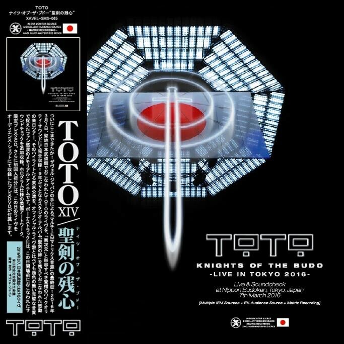 TOTO KNIGHTS OF THE BUDO LIVE IN TOKYO 2016 2CD 1DVD XAVEL-SMS-065 