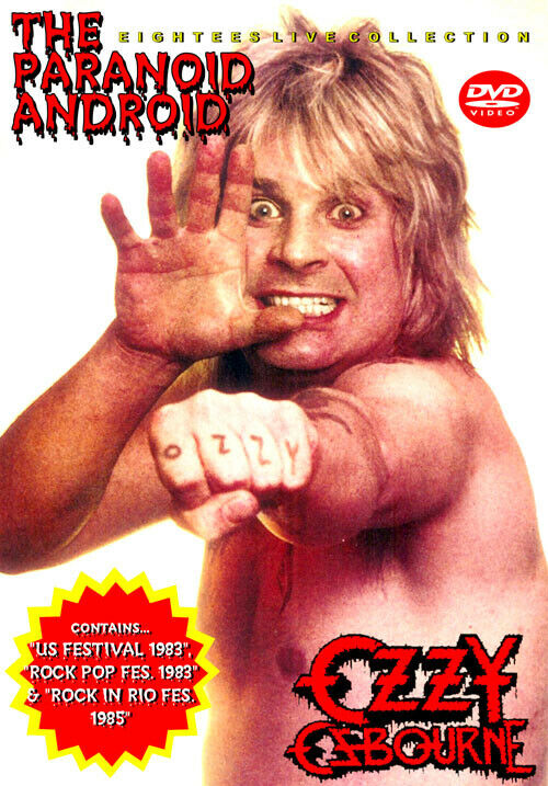 OZZY OSBOURNE THE PARANOID ANDROID DVD FOXBERRY FBVD-039