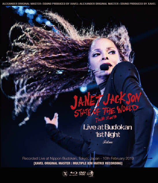 JANET JACKSON LIVE AT BUDOKAN 2019 1ST NIGHT FILM 1BD DVD 