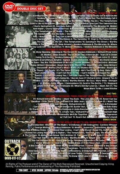 THE LEGACY OF MOTOWN 2DVD HISTORY SOUND YOUNG AMERICA VARIOUS