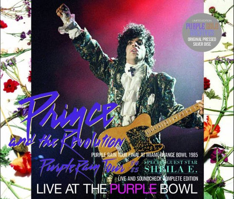 PRINCE & THE REVOLUTION 1985 LIVE AT THE PURPLE BOWL【LIVE & SOUNDCHECK】コンプリートã�EエチE‚£ション プレス盤3CD