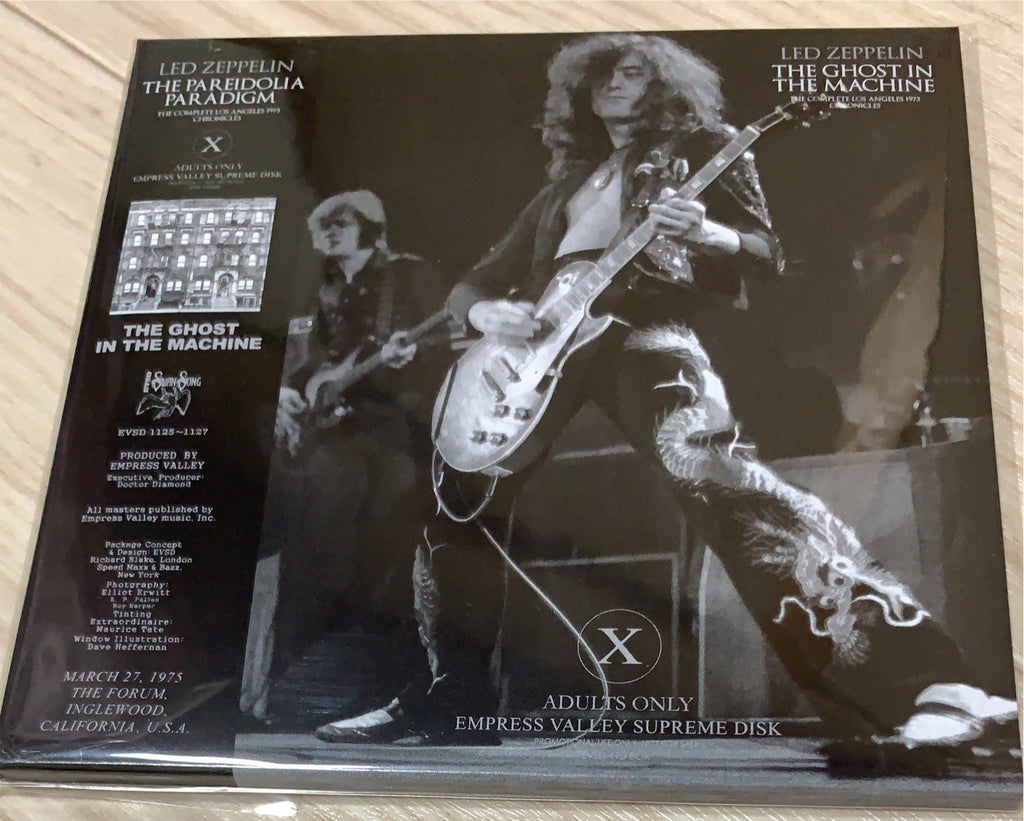 LED ZEPPELIN THE GHOST IN THE MACHINE EMPRESS VALLEY EVSD DAY3 3CD JPN –  steady storm