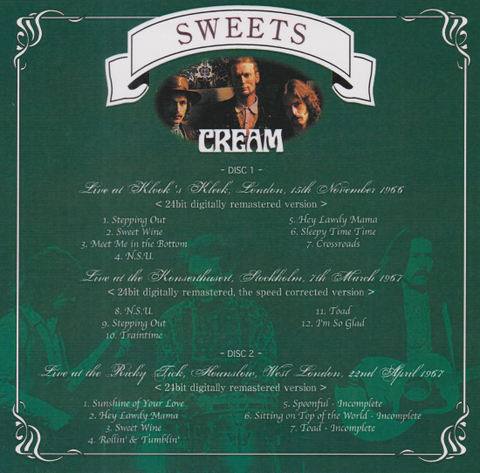 CREAM / SWEETS (2CD)