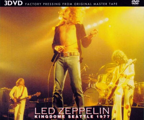 LED ZEPPELIN / KINGDOME SEATLE 1977 (3DVD)