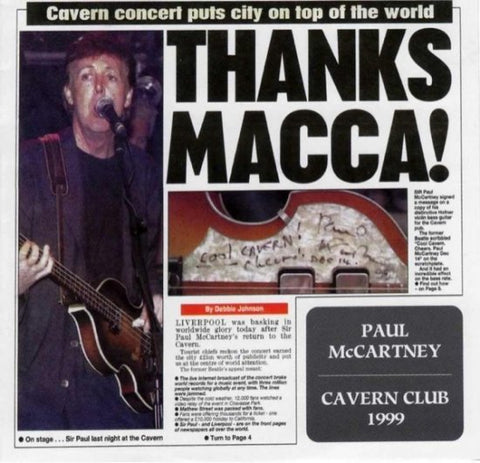 PAUL McCARTNEY / CAVERN CLUB 1999