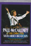 PAUL McCARTNEY / SOUTH AMERICA BROADCASTS 2012 (4DVD)