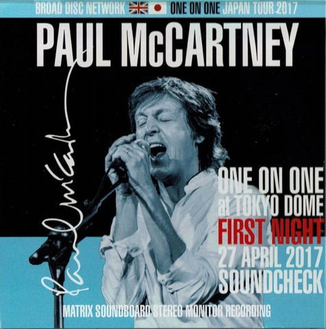 PAUL McCARTNEY / ONE ON ONE LIVE AT TOKYO DOME FIRST NIGHT SOUNDCHECK