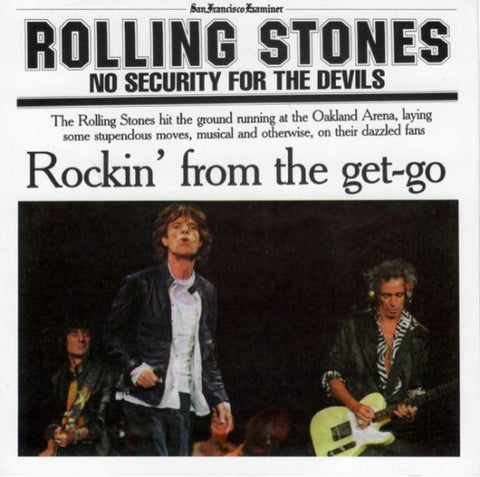 ROLLING STONES / NO SECURITY FOR THE DEVIL (2CD)