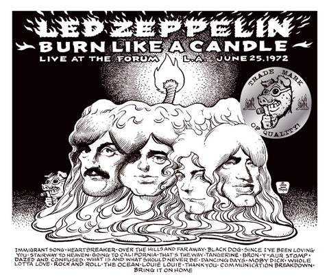 BURN LIKE A CANDLE-2ND EDITION / LED ZEPPELIN