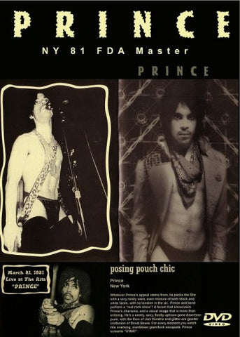 PRINCE / NY 81 FDA MASTER (1DVDR)