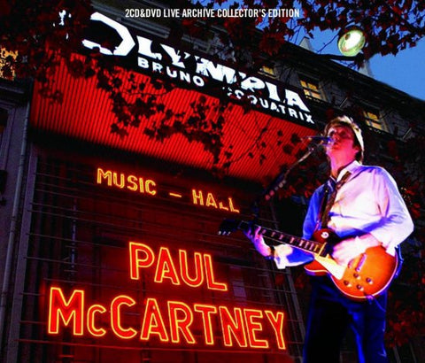 PAUL McCARTNEY / LIVE AT THE OLYMPIA プレス盤2CD+プレス盤1DVD