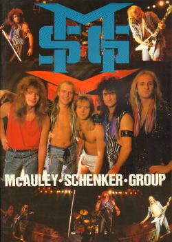 JAPAN TOUR 1988 (1988 year Japan tour brochure) + ticket stub / McAULEY SCHENKER GROUP