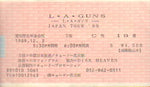 JAPAN TOUR '89 (1989 year Japan tour brochure) + ticket stub / L.A.GUNS