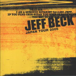 JAPAN TOUR 2005 (2005 year Japan tour brochure) / JEFF BECK