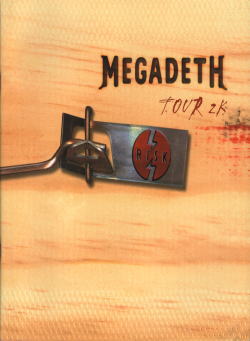 RISK (2000 year Japan tour brochure) + flyer / MEGADETH