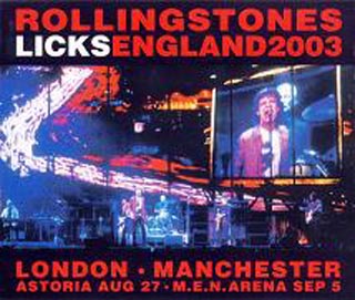 LICKS ENGLAND 2003 (VGP-357) / ROLLING STONES