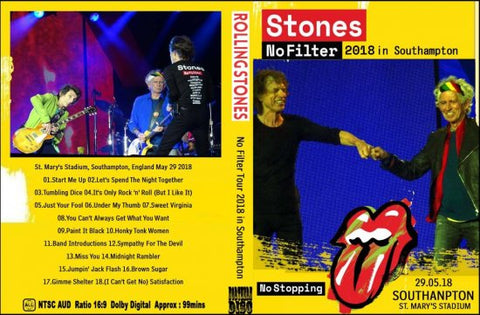 ROLLING STONES / No Filter Tour 2018 in Southampton(1DVDR)