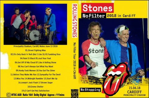 ROLLING STONES / No Filter Tour 2018 in Cardif(1DVDR)