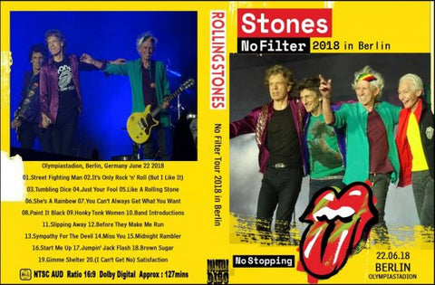 ROLLING STONES / No Filter Tour 2018 in Berlin(1DVDR)