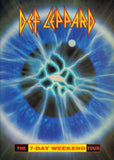 THE 7-DAY WEEKEND TOUR (1992 - 93 years WORLD TOUR brochure) / DEF LEPPARD