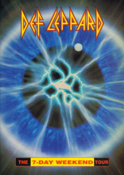 THE 7-DAY WEEKEND TOUR (1992 - 93 years WORLD TOUR brochure) / DEF LEPPARD