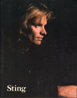 1987 - 1988 ... NOTHING LIKE THE SUN WORLD TOUR (1987 year Japan tour brochure) / STING