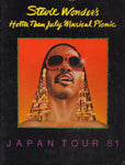 HOTTER THAN JULY MUSICAL PICNIC - JAPAN TOUR 81 (1981 year Japan tour brochure) / STEVIE WONDER