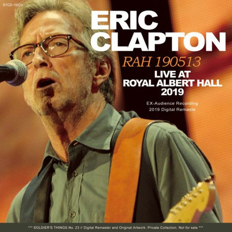 ERIC CLAPTON / RAH 190513 / LIVE AT ROYAL ALBERT HALL 2019 (2CDR)