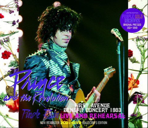 PRINCE and THE REVOLUTION / PURPLE RAIN LIVE AND REHEARSAL (2CD+1DVD)