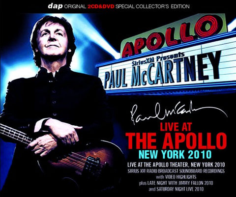 PAUL McCARTNEY / LIVE AT THE APOLLO NEW YORK 2010 (2CD+1DVD)