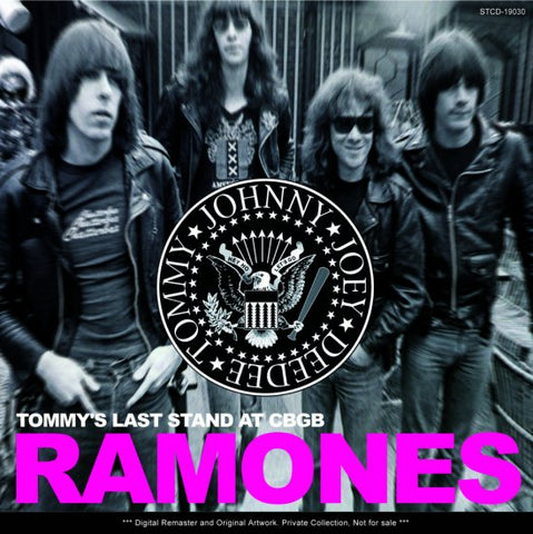 RAMONES / TOMMY'S LAST STAND AT CBGB (1CDR)