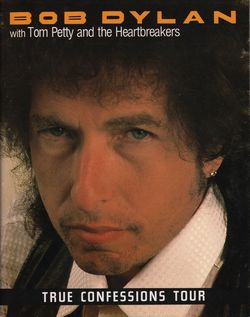 TRUE CONFESSIONS TOUR (1986 year Japan tour brochure) / BOB DYLAN w / TOM PETTY & THE HEARTBREAKERS