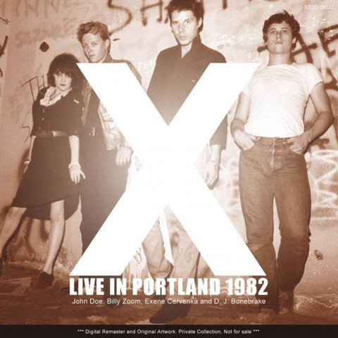 X / LIVE IN PORTLAND 1982 (1CDR)