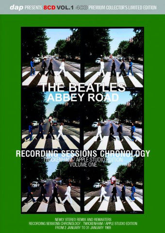 BEATLES / ABBEY ROAD : RECORDING SESSIONS CHRONOLOGY - TWICKENHAM / APPLE STUDIO EDITION (8CD)