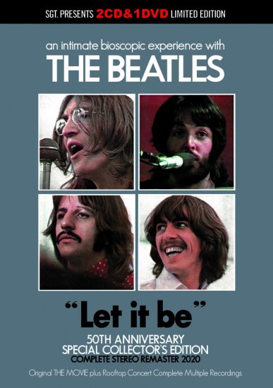 BEATLES LET IT BE THE MOVIE 50TH ANNIVERSARY COLLECTOR S