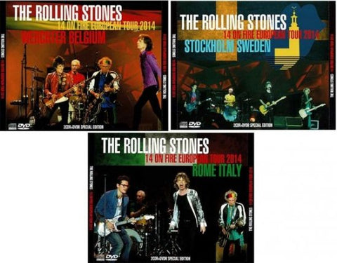 ROLLING STONES / 14 ON FIRE EUROPE TOUR 2014 3タイトルセット (6CDR+3DVDR)