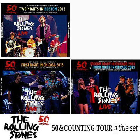 Rolling Stones / 50 & Counting... 2013３タイトルセット (10CDR+5DVDR)