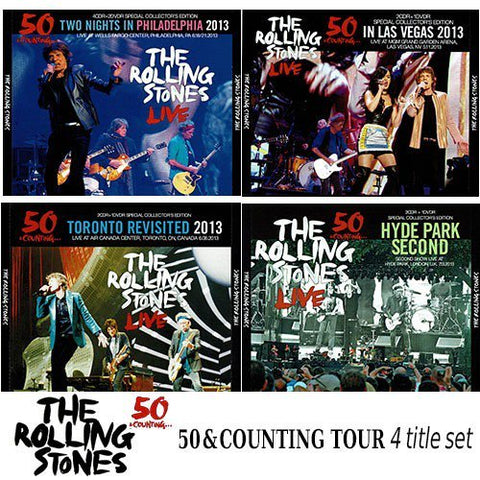 ROLLING STONES / 50 & Counting... 2013 TORONTO REVISITED HYDE PARK etc (10CDR+5DVDR) 4タイトルセット