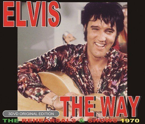 ELVIS PRESLEY / THE WAY 1970 REHEARSALS & SHOWS (3DVDR)