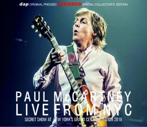 PAUL McCARTNEY / LIVE FROM NYC - SECRET SHOW AT NEW YORK'S GRAND CENTRAL STATION 2018 (2CD+DVD)