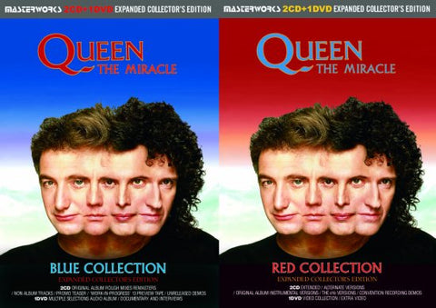 QUEEN/THE MIRACLE-EXPANDED COLLECTOR'S-BLUE&RED(4CD+2DVD)