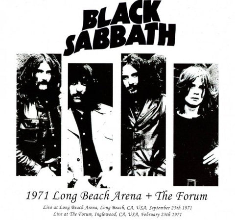 BLACK SABBATH / 1971 Long Beach Arena + The Forum 2CDR