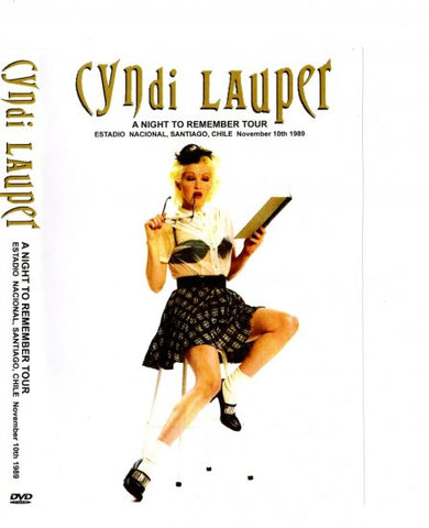 CYNDI LAUPER / A NIGHT TO REMEMBER TOUR 1989 SANTIAGO 1DVDR