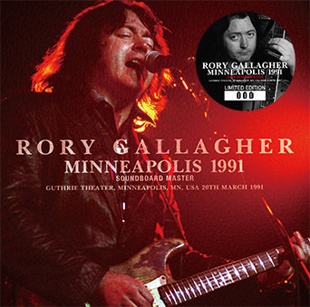 MINNEAPOLIS 1991: SOUNDBOARD MASTER / RORY GALLAGHER