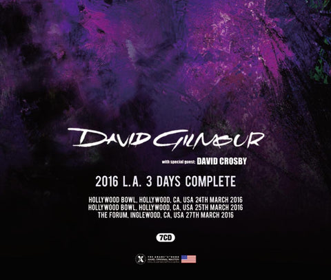 2016 L.A. 3DAYS COMPLETE -Limited Edition- / DAVID GILMOUR
