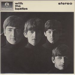 WITH THE BEATLES (board PARLOPHONE notation) / BEATLES