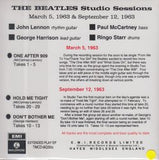 STUDIO SESSIONS / BEATLES