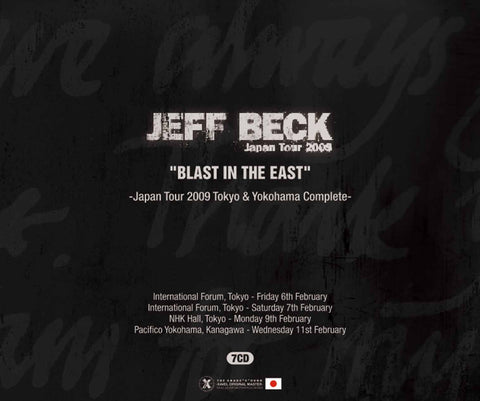 BLAST IN THE EAST [JAPAN TOUR 2009 TOKYO & YOKOHAMA COMPLETE] / JEFF BECK